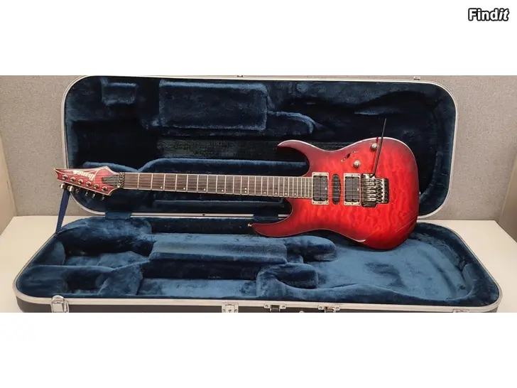 Säljes IBANEZ RG370QMSP Sähkökitara + Kova laukku