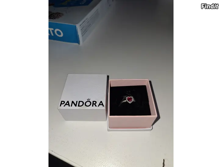 Säljes Pandora silver hjärt ring
