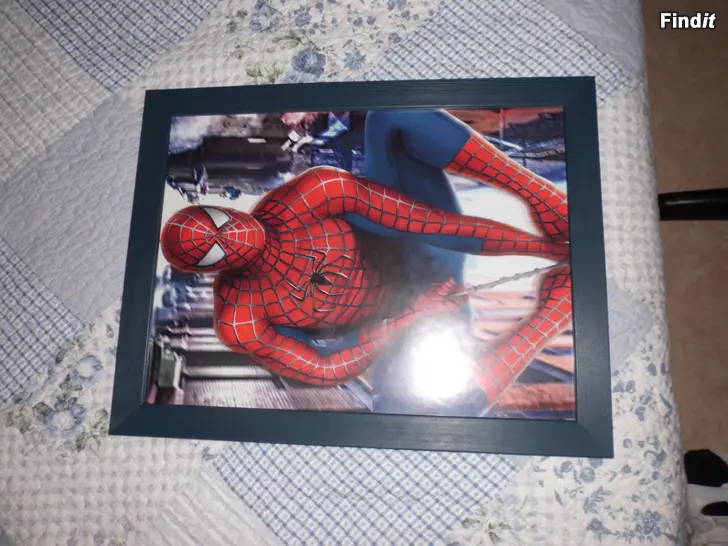 Säljes 2st. spiderman tavlor
