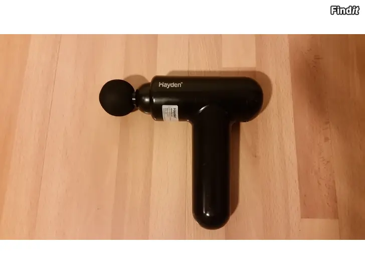 Säljes Hayden lihashuoltovasara musta massage gun 7e