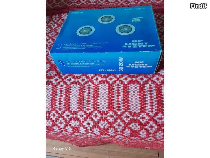 Säljes 3 Hallogen HP LIGHTSYSTEM