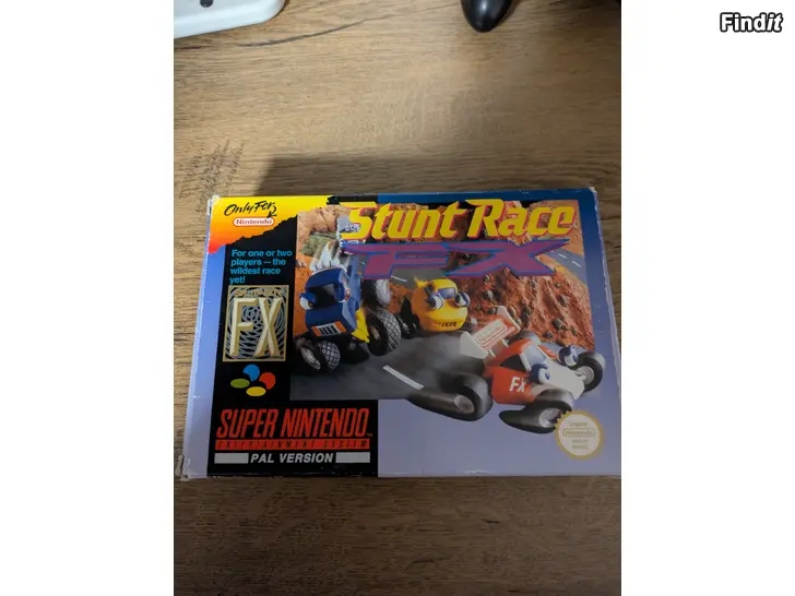 Säljes Nintendo, SNES Stunt Racer