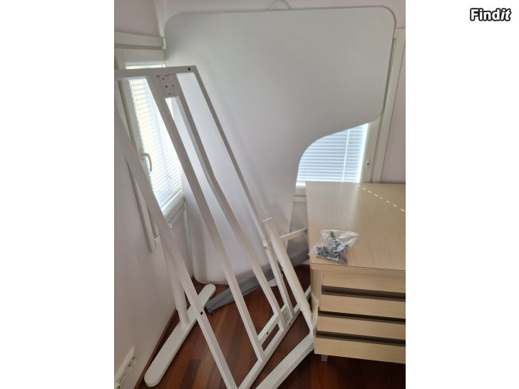 Säljes Ikea Bekant Hörnskrivbord höger, vit, 160x110 cm