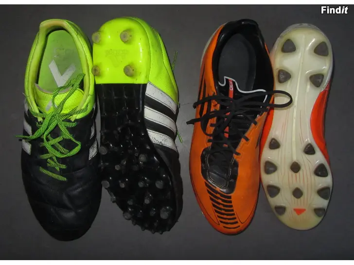 Säljes Fotbollsskor adidas nr 41 och 40,5