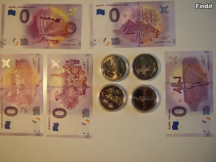 Säljes 0 euro sedlar