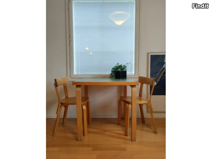 Myydään Artek Alvar Aalto sormiliitostuolit