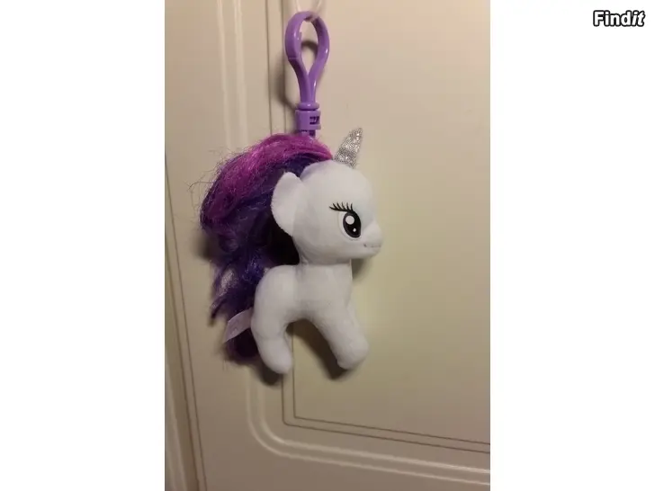 Myydään My Little Pony Ty Rarity avaimenperä pehmolelu   -hinta 4e