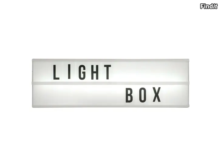 Säljes ny led ljustavla / uusi led valotaulu 15x50cm