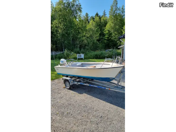 Myydään Kulla 450 + 40hk suzuki