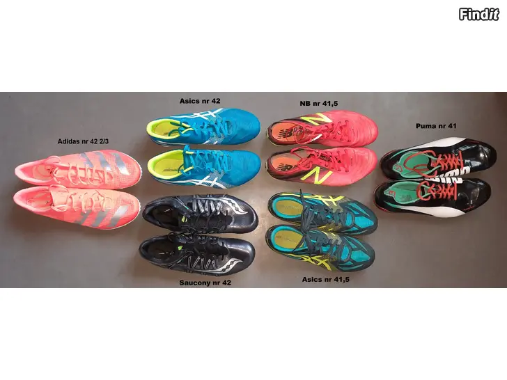 Säljes Spikskor nr 41, 42, 43