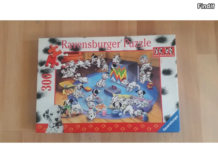 Myydään Disney 101 dalmatialaista Ravensburger 300 palapeli  -hinta 8e