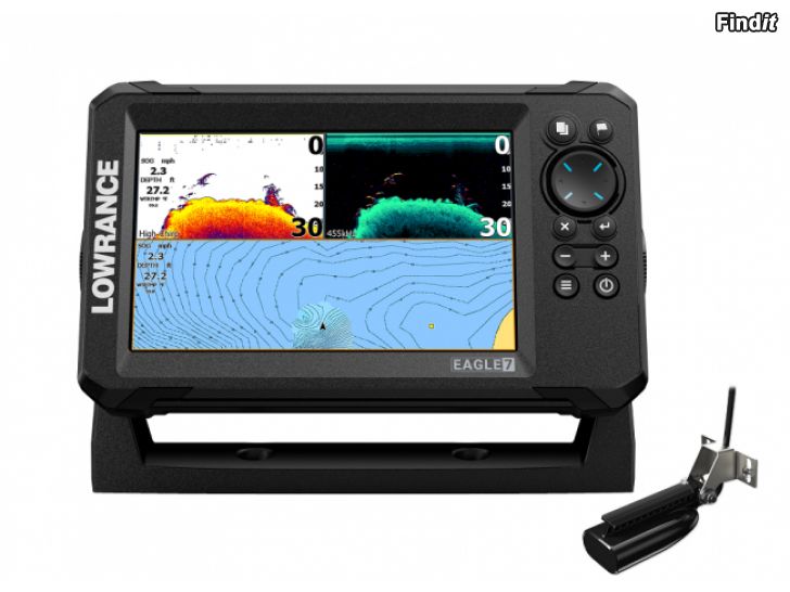 Säljes Lowrance EAGLE 7 HD givare FANTOY