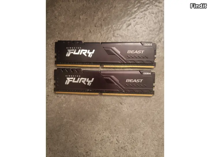 Säljes Kingston fury beast 2X8gb ddr4