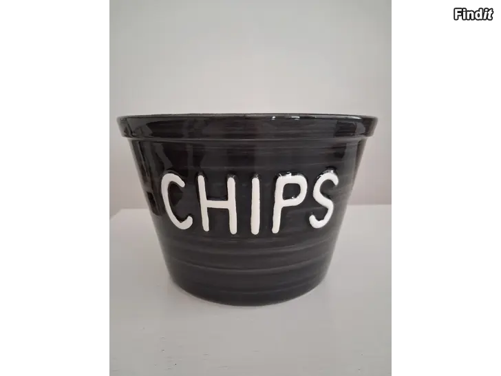 Myydään Bruka design chips skål