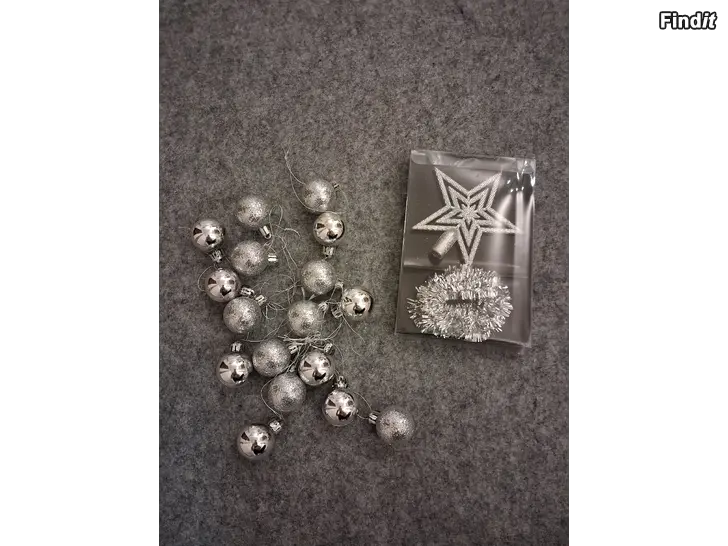 Myydään julgransmatta och julgranspynt