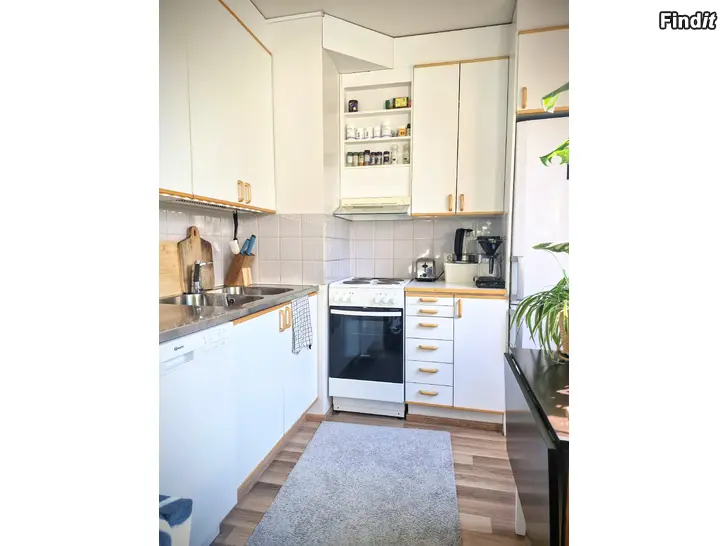 Uthyres Isolahdesta 1h+k+vaatehuone+tiskikone