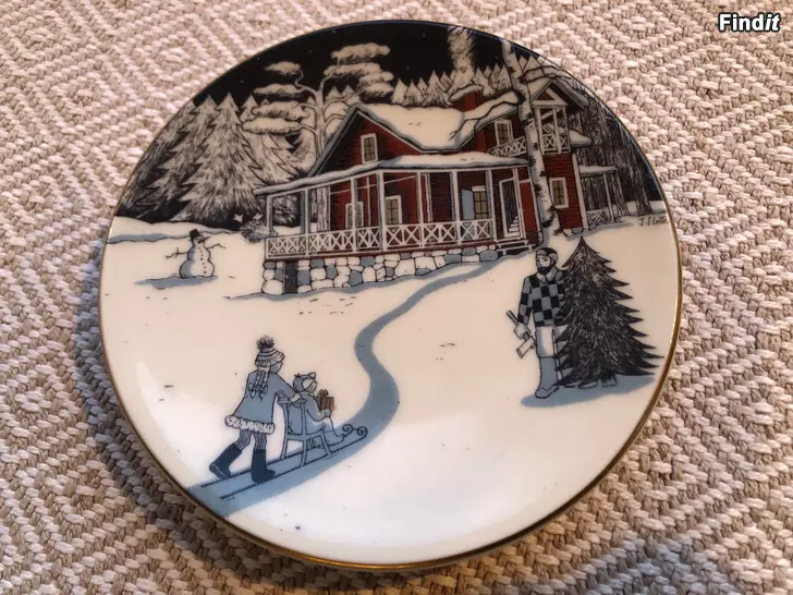 Säljes Arabia samlartallrik, Tove Slotte
