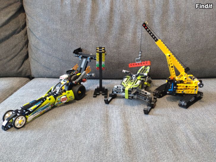 Säljes Lego Technic 3st