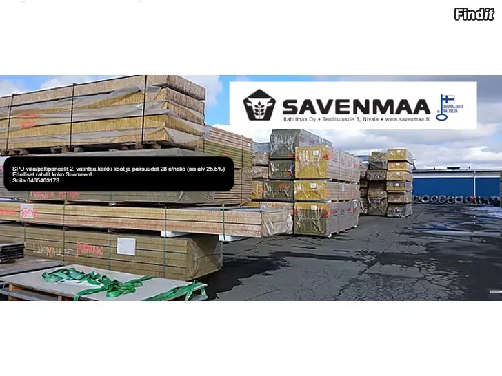 Myydään Sandwich-elementit toimitukset suoraan tehtaalta koko Suomeen kuljetukset