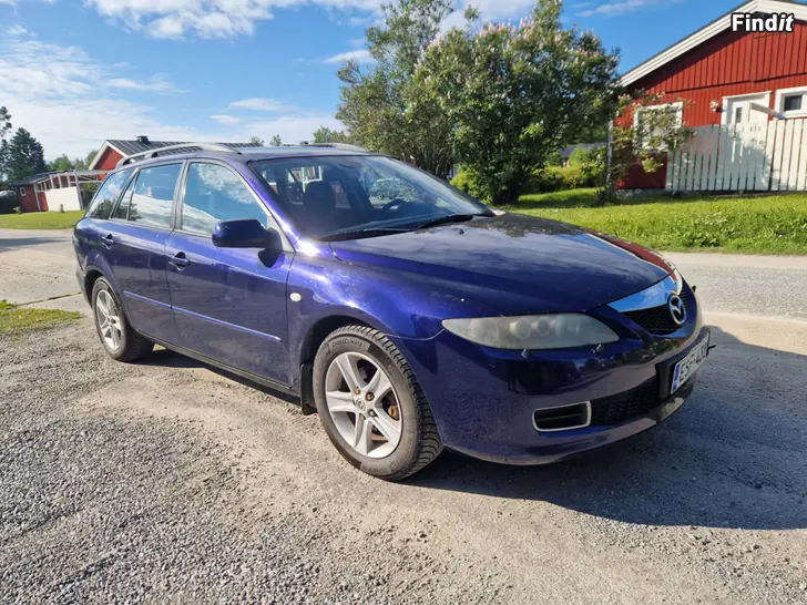 Myydään Mazda 6 1,8 bensin nybesiktad