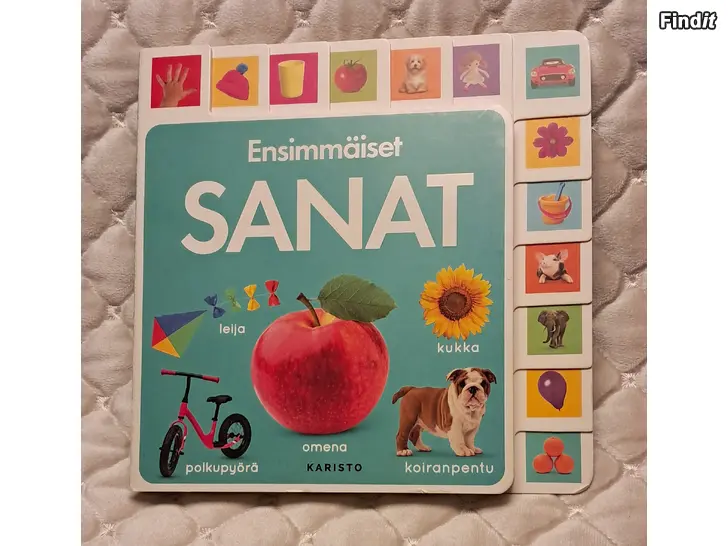 Myydään Ensimmäiset sanat- kirja