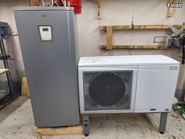Säljes CTC ecoel 15kW elpanna + CTC ecoair 107 luft-vattenvärmepump