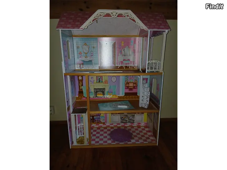 Säljes Nukketalo / Dockhus Kidkraft kaylee wooden dollhouse myydään / säljes