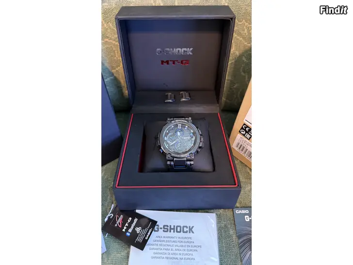 Myydään Casio G-Shock MTG-B1000BD  Full Set  huippusiisti