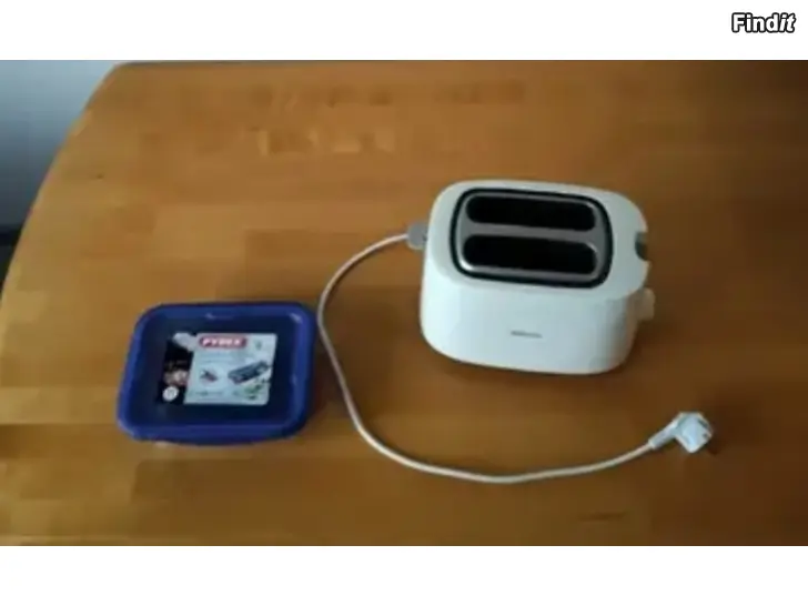Säljes Philips leivänpaahdin pyrex säilytysrasia