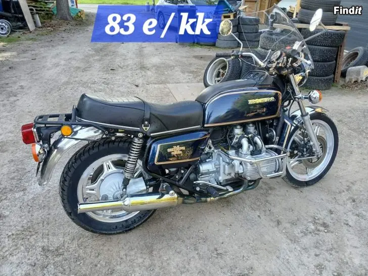 Myydään Honda Goldwing GL 1000 Museorek.-78 RAHOITUKSELLA