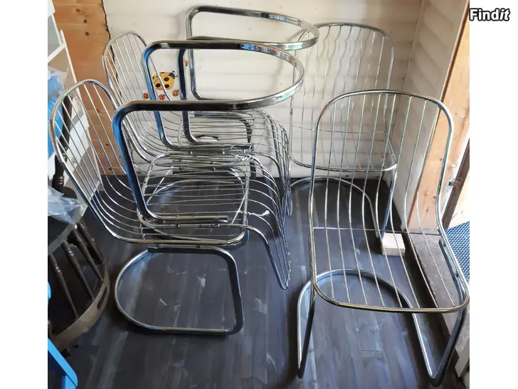 Säljes Stolar 6 st. av metall