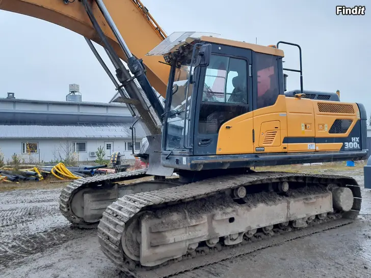 Säljes Hyundai HX300L  grävmaskiner konkursbo säljer