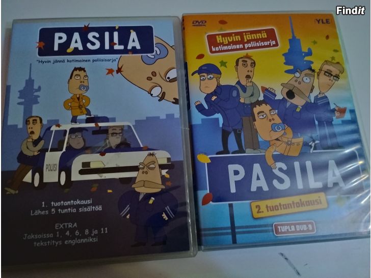 Säljes Pasila ensimmäinen ja toinen tuotantokausi dvd