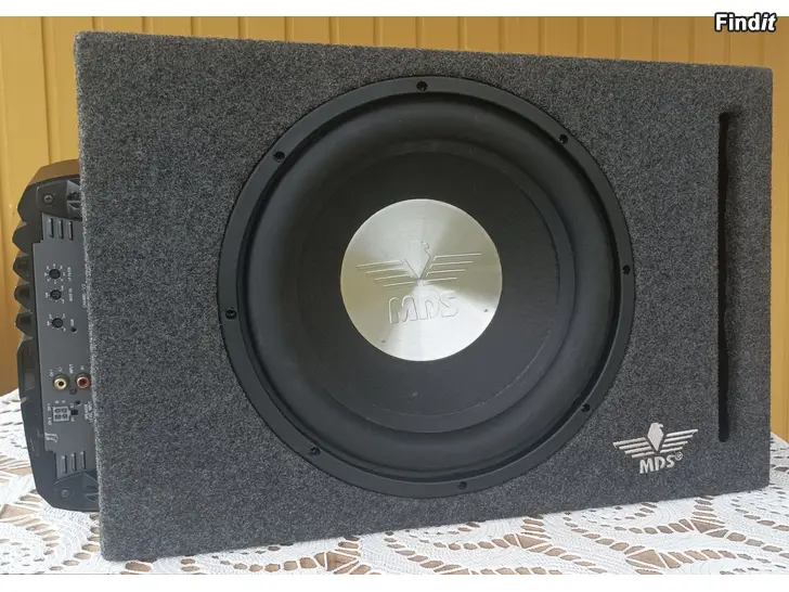 Säljes Alpine MRP-M350 + MDS FR12 MKII 12 baslåda  komplett baspaket