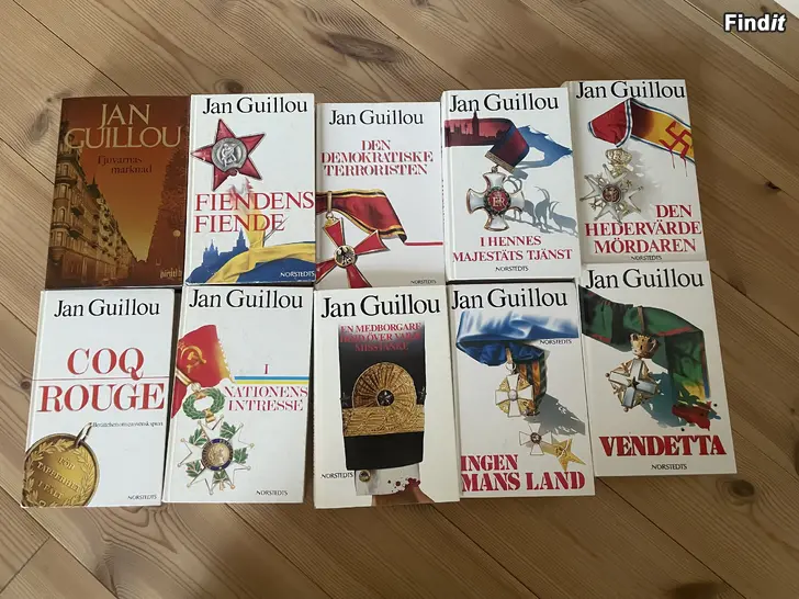 Säljes Bokserie Jan Guillou