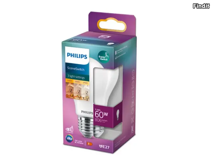 Myydään Philips LEDClassic Scene Switch sisustuslamppu E 27