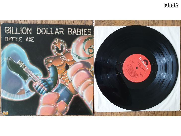 Säljes Battle Axe, Billion Dollar Babies. Vinyl LP