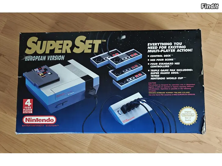 Säljes Nintendo NES Super Set SCN + extra spel