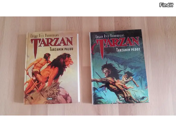Säljes Tarzanin paluu ja Tarzanin pedot kirjat Like
