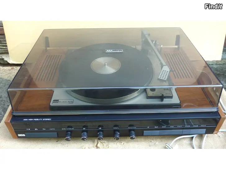 Myydään ASA 2201 Q  stereo-radio levysoitin