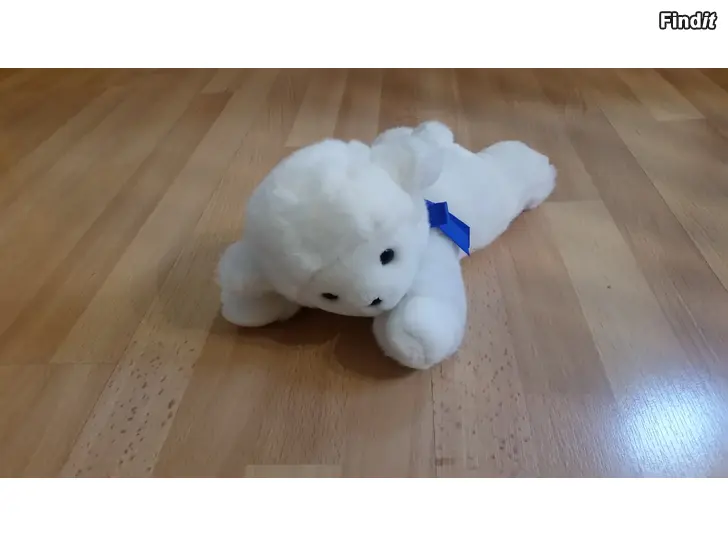 Myydään Lambi pehmolelu lammas valkoinen noin 25cm 5e