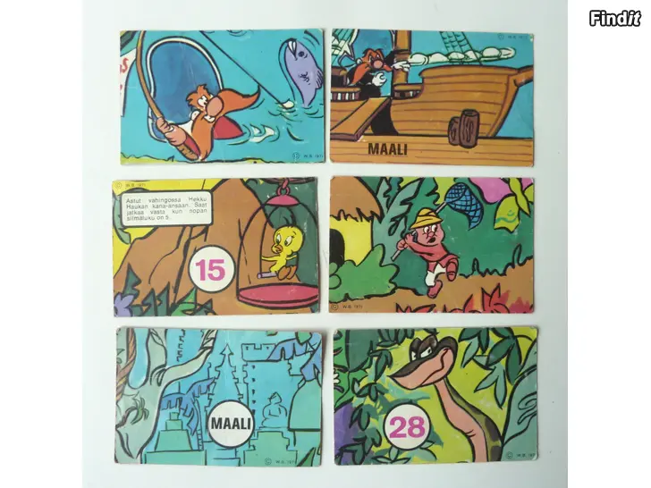 Myydään Nakke ja Kopla purkkakuvia
