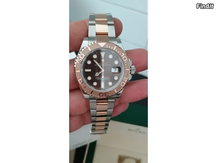 Säljes Rolex Yacht Master 40 Rose guld/stål med brun tavla