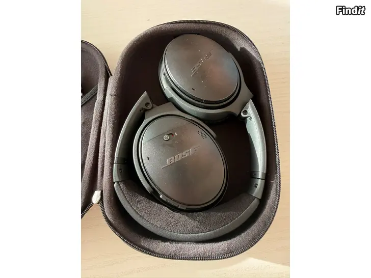 Myydään Bose QuietComfort 35 II  langattomat vastamelukuulokkeet + kotelo ja pakkaus