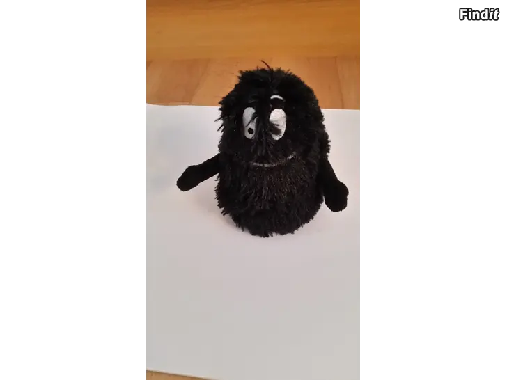 Säljes Barbapapa pehmo musta n. 12cm Barbapörrö -hinta 7e