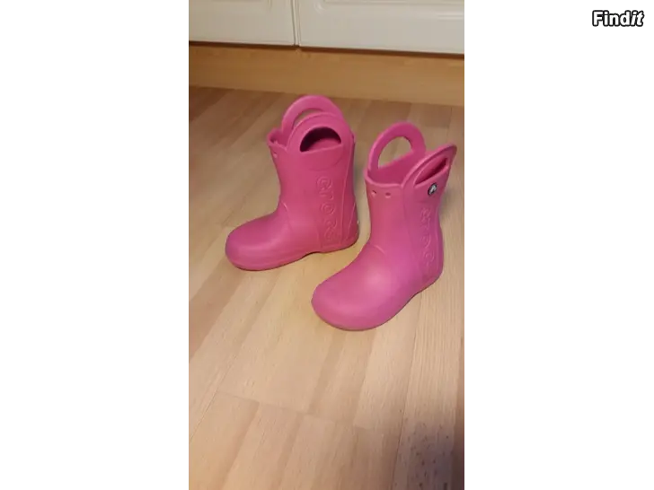 Myydään Crocs Handle It Kids Kumisaappaat, Pink -hinta 12e