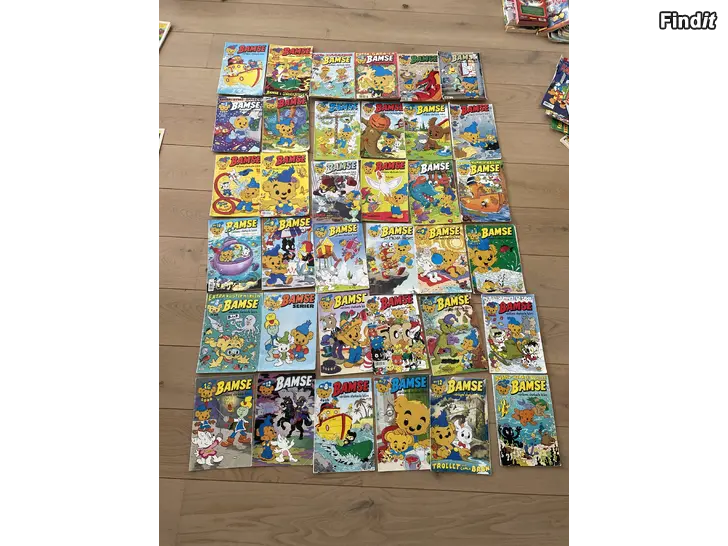 Säljes Bamse tidningar 97st