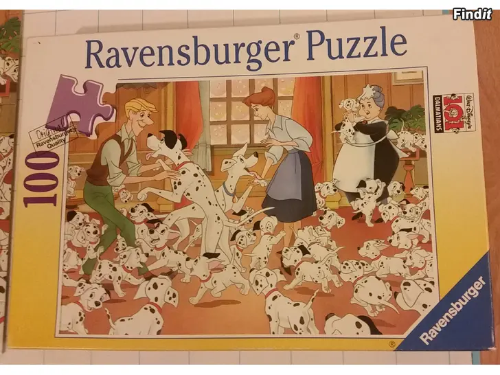 Myydään Disney Ravensburger 101 Dalmatialaista  palapeli 100  -8e