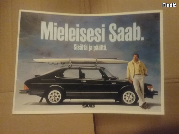 Säljes Saab esitteitä 80-luku