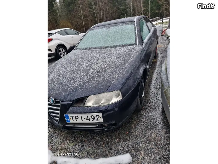 Myydään Alfa Romeo 166 2.4 JTD -04 varaosiksi, tai korjattavaksi